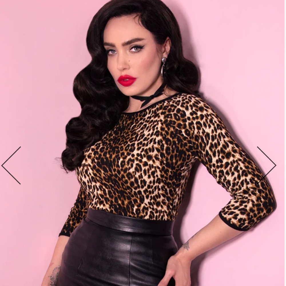 Vixen Wild ways leopard top XL